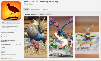 Colar Mix : application de dessin