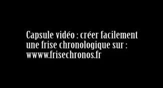 Créer une frise chronologique facilement