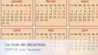 Le mois de décembre