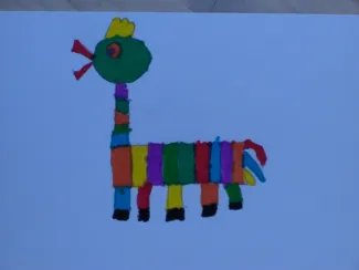 L'oiseau multicolore