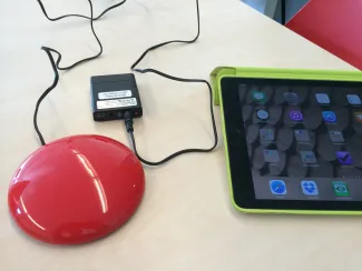 Connecter à un iPad une interface bluetooth pour contacteur