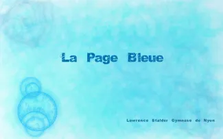 La Page Bleue 1