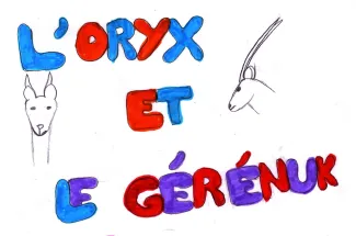 l'oryx et le gérénuk