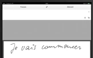 Google Traduction (translate) pour des reconnaissances
