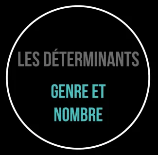Les déterminants, genre et nombre