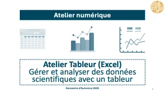 Atelier Excel BS1 - HEP Vaud