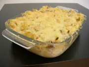Préparation d'un excellent gratin de pâtes