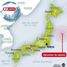 Le séisme de 2011 au Japon