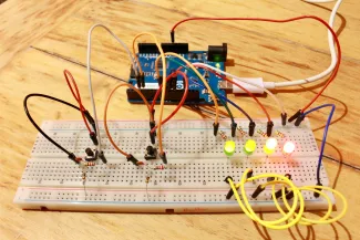 Arduino à l'école: le barregraphe 1