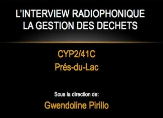 La gestion des déchets