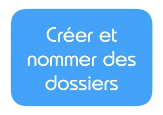 Créer et nommer des dossiers