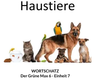 Der Grüne Max Einheit 7 - Wortschatz