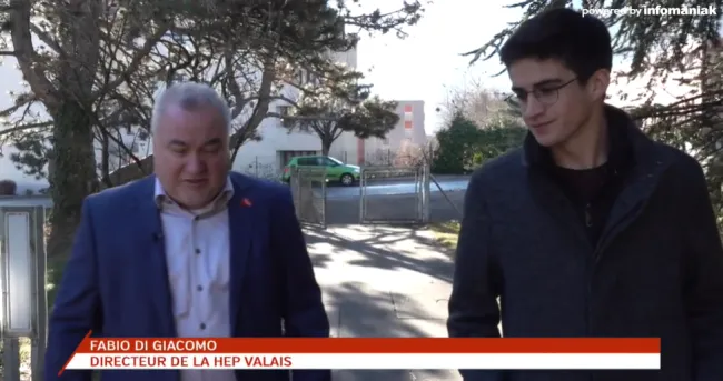 La HEP-VS présentée par sin Directeur, M. Fabio Di Giacomo
