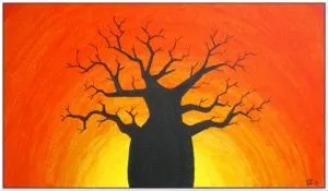Raffraîchissement de notre fresque Baobab
