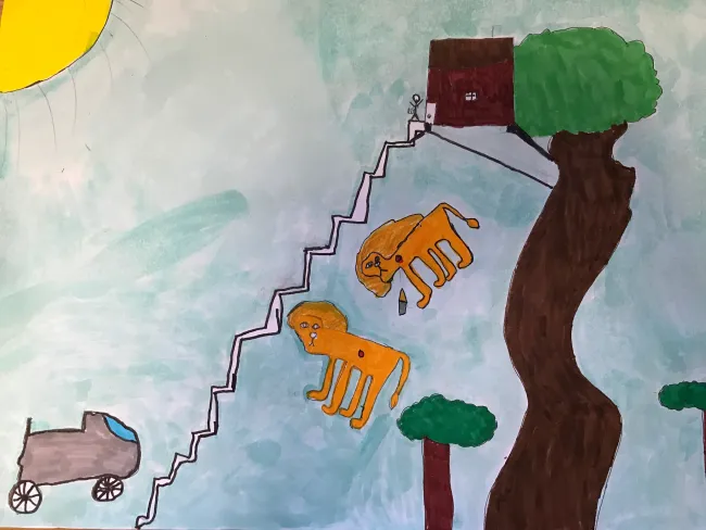 Dans la savane