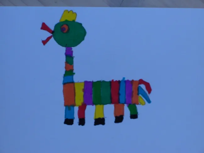 L'oiseau multicolore