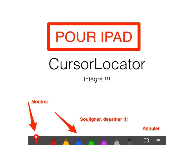 Keynote annotable en présentation iPad !
