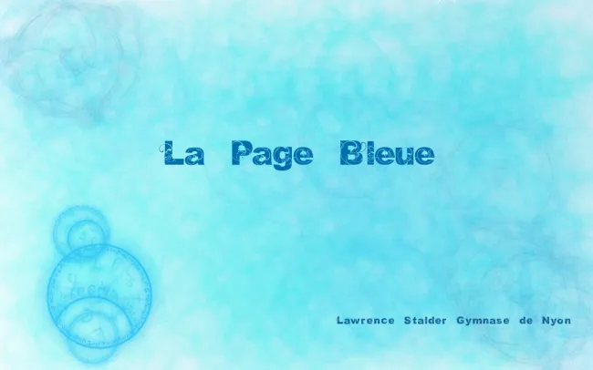 La Page Bleue 3