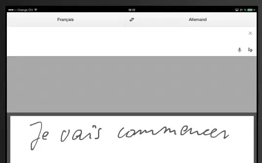 Google Traduction (translate) pour des reconnaissances