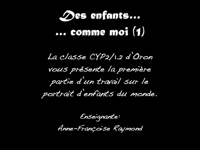 Des enfants comme moi (1)