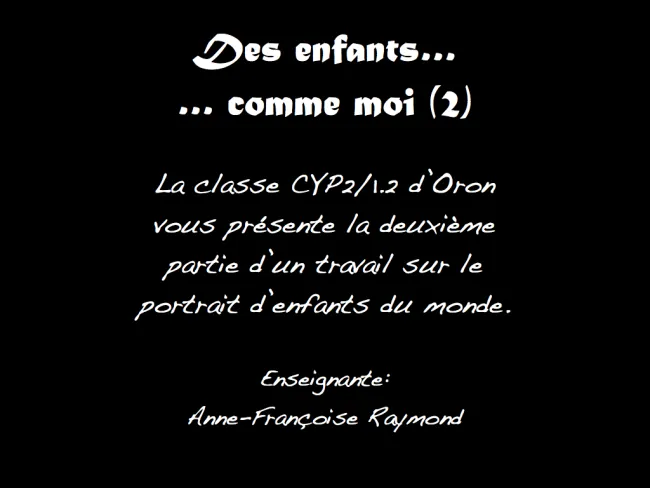 Des enfants comme moi (2)