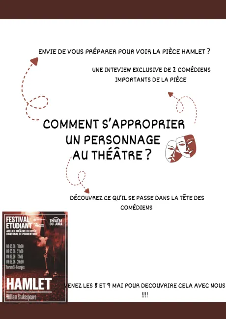 Comment s'approprier un personnage au théâtre?