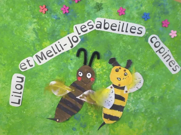 Lilou et Melli-Jo, les abeilles copines