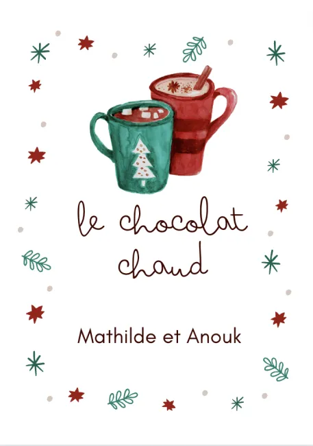  Le chocolat chaud Mathilde et Anouk