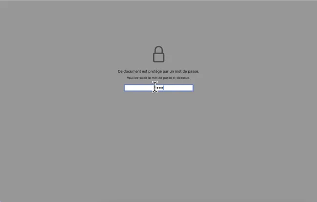 Verrouiller un document PDF : Comment mettre un mot de passe à un fichier PDF avec Aperçu