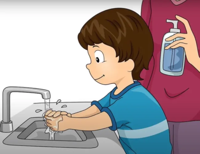 Pour la fête des mères, apprendre à bien se laver les mains avec M. Michel