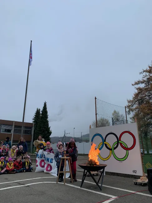 21.11.2019 Arrivée de la flamme à Lucens