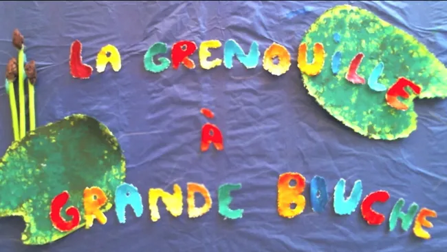 La grenouille à grande bouche