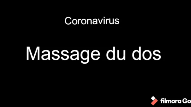 Défi coronavirus avec bâton vidéo 4 Massage du dos