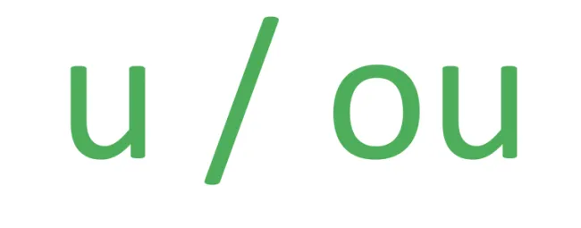 Le son u /ou